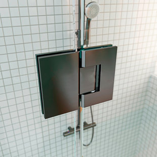 M&F HOME SOLUTION 180 Degree Glass-to-Glass Standard Hinge Geneva 180 Series