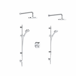 HOUSE OF ROHL Lombardia Pressure-Balanced (Temperature And Volume) All-In-One Kit with Rough in-Valve