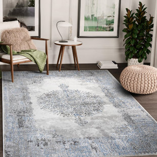 MDA RUG IMPORTS Hypnos Collection Beige Medallion Area Rug
