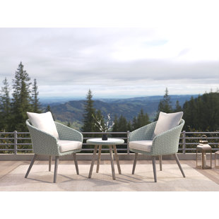 HAAKEN FURNITURE 2 - Person Outdoor Seating Group with Cushions