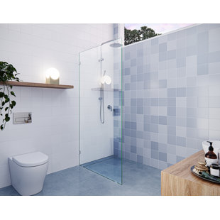 GLASS WAREHOUSE Vela 36 in. x 78 in. Fully Frameless Single Fixed Shower Panel