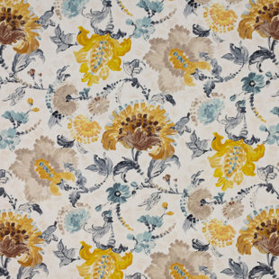 RM COCO Brushstroke Floral 100% Cotton Fabric