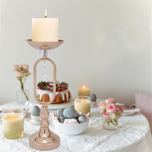 FUNTEN Wedding Column Candle Holder Backdrops & Signs (Set of 10)