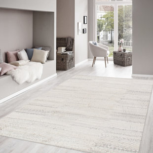 PASARGAD Vogue Hand-Knotted Wool Silver/Gray Area Rug