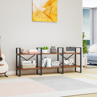 MYLOTUS-HOME 28.35" H x 70.86" W Etagere Bookcase