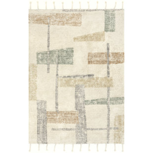 Arvin Olano x Rugs USA Rancho Abstract Ivory Area Rug