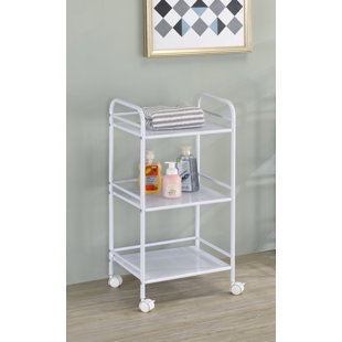 ASIA DIRECT HOME PRODUCTS 15.7'' W Metal Shelving Unit;Storage Rack with Wheels