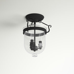 ANDOVER MILLS™ Husman Glass Semi Flush Mount