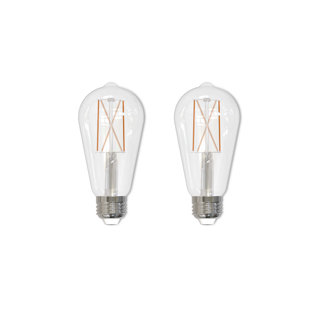 BULBRITE INDUSTRIES 60 Watt Equivalent ST18 E26/Medium (Standard) Dimmable 3000K LED Bulb (Set of 2)