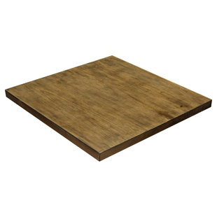 RESTAURANT FURNITURE BY BARN FURNITURE 24'' L x 30'' W Solid Wood Rectangular Square Edge Table Top