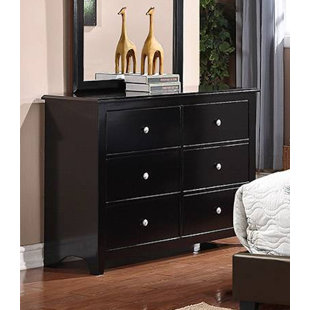 F&L HOMES STUDIO Aiydan 6 Drawer 48'' W Double Dresser