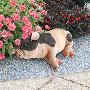 DESIGN TOSCANO Sleeping Pig Statue