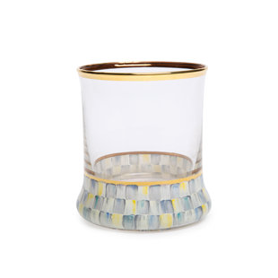 MACKENZIE-CHILDS Sterling Check Tumbler