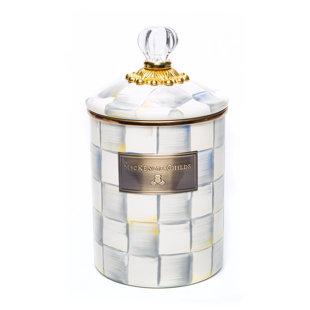 MACKENZIE-CHILDS Sterling Check® Canister