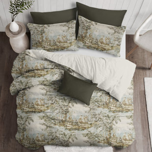 THE TAILOR'S BED Beige/Ivory 3 Piece Comforter Set