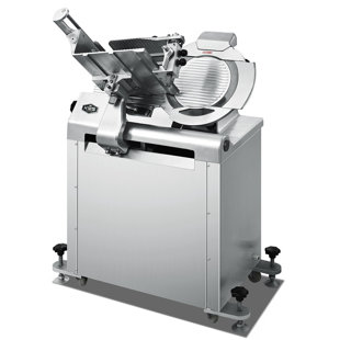 KWS KITCHENWARE STATION KWS Commercial Automatic 2550W Floor Model Electric Meat Slicer 14" Blade (ETL, NSF Certified)