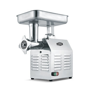 KWS KITCHENWARE STATION KWS Commercial 550W 0.75HP Electric Meat Grinder 200 lbs / hr Stainless Steel Heavy Duty Meat Grinder
