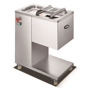 KWS KITCHENWARE STATION KWS Commercial 1950W 5mm Meat Slicer 794 Lbs/Hr Stainless Steel Electric Fresh Meat Cutter