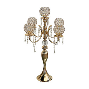 ESSENTIAL DÉCOR & BEYOND, INC 29.9'' H Tabletop Candelabra