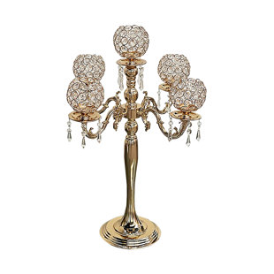 ESSENTIAL DÉCOR & BEYOND, INC 26.4'' H Tabletop Candelabra