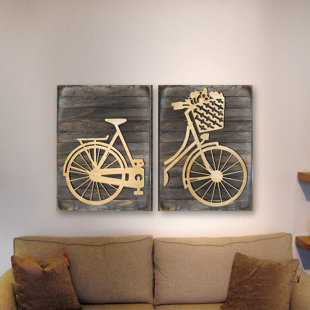 G DEBREKHT G.DeBrekht Wood Transportation Wall Decor