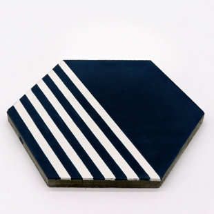 MOROCCAN CRAFT MASTERS 8" x 9" Cement Patterned Wall & Floor Tile