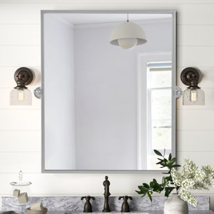 MERCER41 Dimo Rectangle Metal Wall Mirror