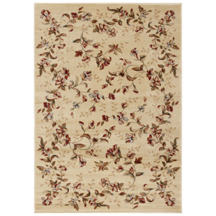 WINSTON PORTER Carolane Performance Floral Rug