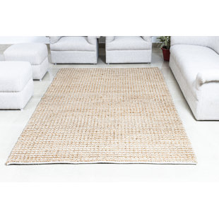 Noori Geometric Handmade Flatweave Brown & Grey Wool + Jute Loop Area Rug By Tufty Home