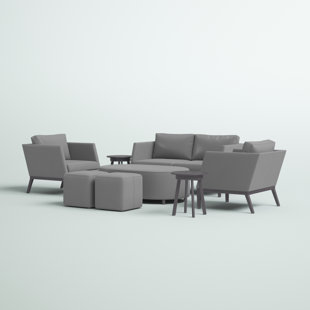 UPPER SQUARE™ Julian 8 Piece Sofa Seating Group with Cushions