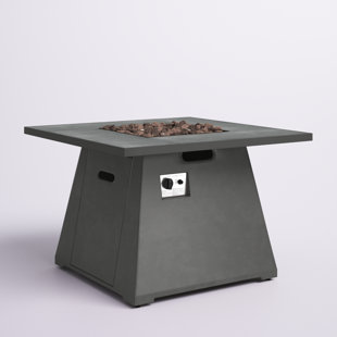 17 STORIES Aceon Concrete Propane Fire Pit Table