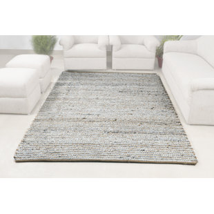 Noori Striped Handmade Flatweave Ivory/Brown Jute Area Rug By Tufty Home