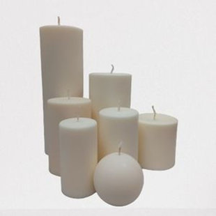 BEARNATURALORGANICS 7 Piece Scented Pillar Candle Set