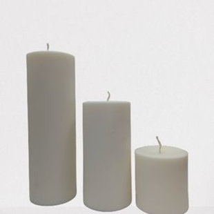 BEARNATURALORGANICS 3 Piece Pillar Candle (Set of 3)