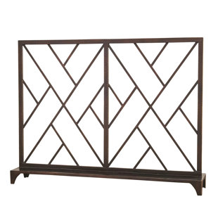 GLOBAL VIEWS Chinoise Fret Fireplace Screen