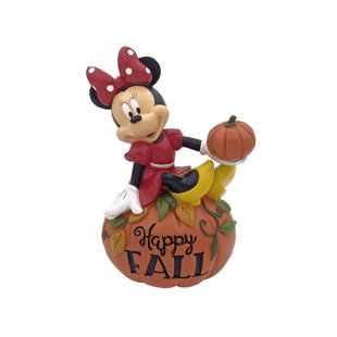 BACK YARD GLORY Disney Minnie Mouse Sitting on Pumpkin Garden Statue