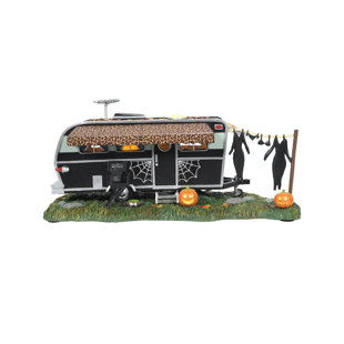 DEPARTMENT 56 Hot Properties Village Elvira's Celebrity Trailer Figurine 5in H