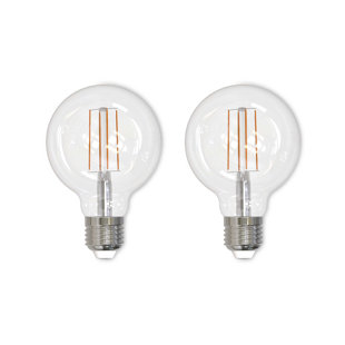 BULBRITE INDUSTRIES 100 Watt Equivalent G25 E26/Medium (Standard) Dimmable 3000K LED Bulb (Set of 2)