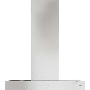 ZEPHYR 30" Roma Groove 600 CFM Convertible Wall Mount Range Hood in Stainless Steel
