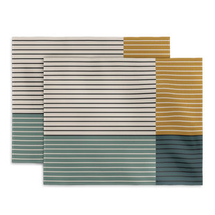 DENY DESIGNS Poems Cotton Placemat (Set of 4)