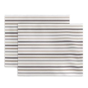 DENY DESIGNS Cotton Striped Rectangle Placemat (Set of 4)
