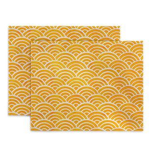 DENY DESIGNS Cotton Geometric Rectangle Placemat (Set of 4)