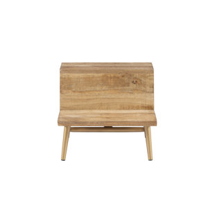 WADE LOGAN Flavin Indoor Rustic Step Stool