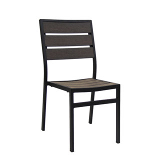 ERF, INC. Metal Outdoor Dining Side Chair
