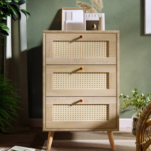 BAY ISLE HOME Nebo 3 Drawer 48.6Cm W Chest