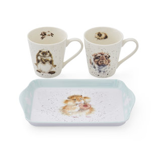 Wrendale Designs Hamster Mug & Tray Set