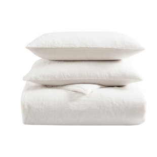 ED Ellen DeGeneres Solid Ivory Faux Fur Duvet Cover Set