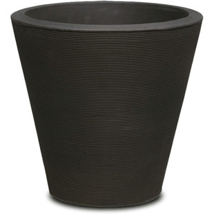 CRESCENT GARDEN Madison Indoor/Outdoor Modern Round Planter