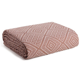 EUROFIRANY Brick Plain Weave Bedspread