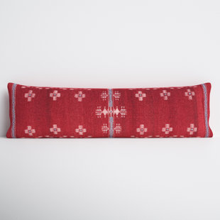 ALLMODERN Ise Embroidered Wool Blend Throw Pillow